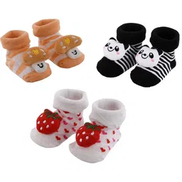 SHOP FRENZY Unisex Kids Cotton Booties-image-26