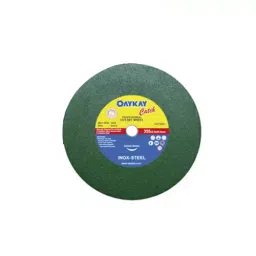 OAYKAY Catch High Quality Aluminium Oxide Double Layer Flat Cutting Wheel 5 inch Green-2