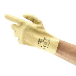 Ansell KSR 22-515 Yellow Cotton Extra Grip Gloves Size 7.5 PVC Coating, 22515075-picture-7