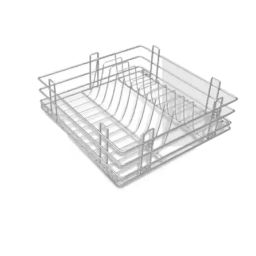 Godrej 495x485x150 mm Plate Basket Stainless Steel Chrome Finish, 3466-image-92