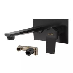 CERA Sylvina Basin Mixer Single Lever Exposed & Concealed Part PVD Finish Black Matte, F1021474BM + F4065103BM-image-73