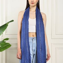 Ravaiyaa Women Tasselled border Scarf-image-89
