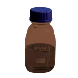 MOXCARE Amber Reagent Bottle Glass Wide Mouth 5 L, MCARB5000-27