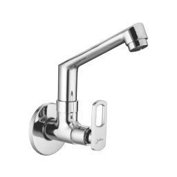 Jabra Sink Cock (H) Apolo Series Brass Chrome Finish Wall Mount Silver-image-74