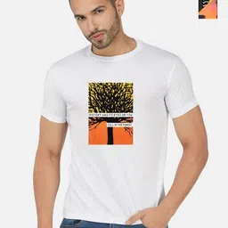 GLOBAL NOMAD Men 2 Printed Bio Finish Applique T-shirt-picture-18