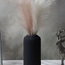 Kreative Arts Black Ceramic Flower Vase-image-50