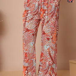 TAG 7 Pack Of 2 Printed Cotton Mid-Rise Lounge Pants-image-103
