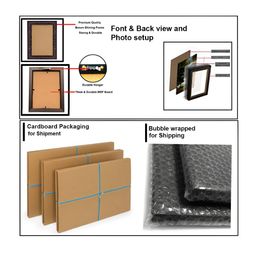Hawai Black & Orange 1 Piece Wood Wall Photo Frames image 4