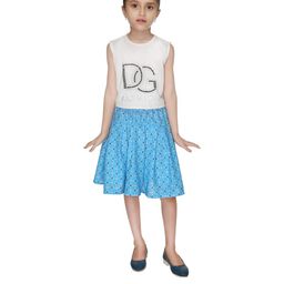 Smuktar garments Girls Blue Dresses-28