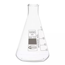 Glassco GC-231.202.06 Conical Erlenmeyer Flask with Pouring Spout 1000 ml (Pack of 10 Pcs)-image-6