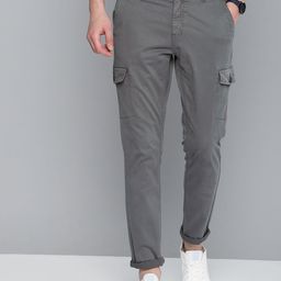 Mast & Harbour Men Grey Sustainable Cargos-image-34