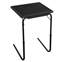 Modern India Seating Black Iron, Plastic Rectangular Table-23