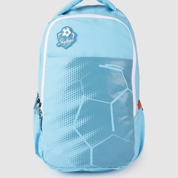 Skybags Unisex Blue Graphic Printed Backpack with Rain Cover-47