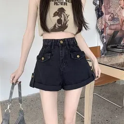 KPOP Women Regular Fit Cotton Shorts-picture-29