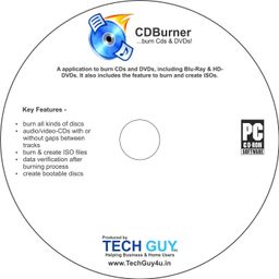 TechGuy4u CD DVD Burning Software (NERO Alternative) image 1