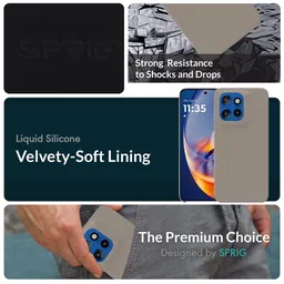 SPRIG Silicon Motorola Edge 50 Neo Back Case image 2