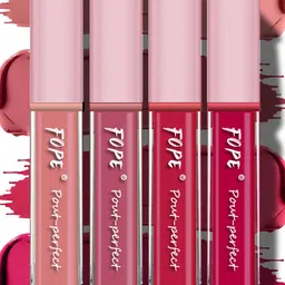 FOPE Set Of 4 Pout Perfect Velvet Matte Liquid Lipstick - 4 ml Each - 02-03-09-10-15