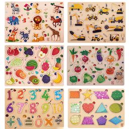 BitFeex Wooden Board Peg Puzzle Toy - Multicolour-16
