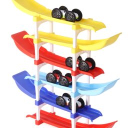 IToys Ramp Racing Car Set with Mini Cars - Multicolour-5