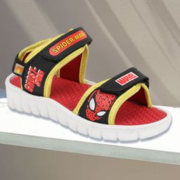 Toothless Marvel Featuring Spiderman Detailed Velcro Closure Sandals - Red-image-78