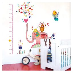 JAAMSO ROYALS Cute Elephant Fountain Wall Stickers for Kids Wall Sticker (60 CMx 90 CM)-image-78