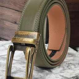 INVICTUS Men Slider Buckle Closure Textured Casual Belt-image-90