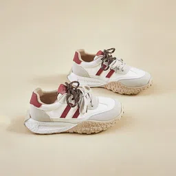 LULU & SKY Women Colourblocked PU Sneakers-picture-19