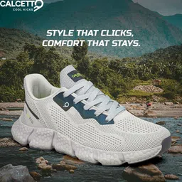 Calcetto Men Mesh Running Non-Marking Shoes-image-33