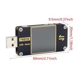 FNB38 Multi-Protocol USB Tester With QC4+ Professional-Grade USB Power Analyzer For PPS Fast Charging Across 5V, 12V, 24V & Measures Current - RS7539FNB38 Multi-Protocol USB Tester With QC4+ Professional-Grade USB Power Analyzer For PPS Fast Charging Across 5V, 12V, 24V & Measures Current - RS7539 image 5