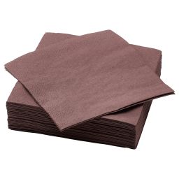 ikea fantastisk Paper napkin, brown-red, 33x33 cm-picture-9