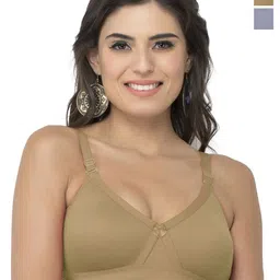 College Girl Women Pack Of 2 Full Coverage Lightly Padded Seamless Minimizer Bra-22