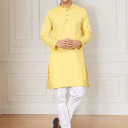 Anouk Men Striped Cold-Shoulder Sleeves Sequinned Kurta-54