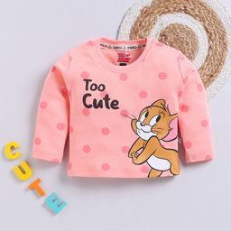 YK X Tinyo Infant Girls Tom & Jerry Printed Cotton T-shirt-image-94