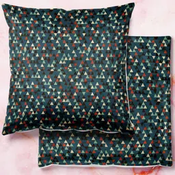 ArtzFolio Multicoloured Set of 2 Square Cushion Covers-20