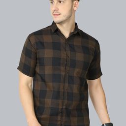 ALLWIN PAUL Men Classic Shepherd Checks Opaque Checked Casual Shirt-picture-22