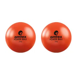 Omtex Men Pack of 2 Orange Power Weighted Ball- 200gm-48