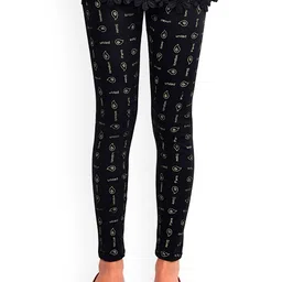 BAESD Girls Printed Ankle Length Leggings-image-42