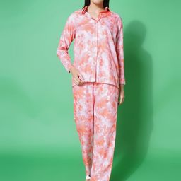 KATLINE Printed Shirt With Trousers Co-Ords-image-41