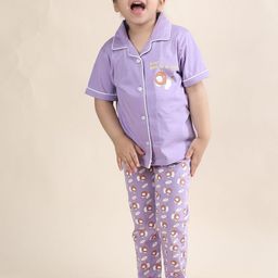 Polka Tots Girls Printed Night suit-image-90