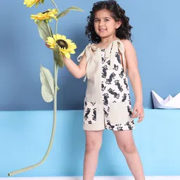 Baawri Girls Printed Cotton Basic Jumpsuit-image-80