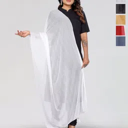 Moda Rapido Selection Of 5 Woven Design Tasselled Dupattas-picture-45
