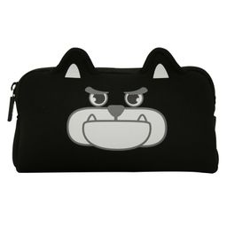 Smilykiddos Pencil Pouch Puppy Print - Black-22