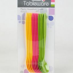 Spoon Set Pack of 12- Yellow Pink Green-image-59
