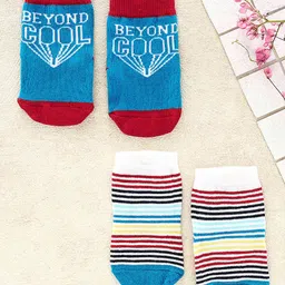 cute walk by babyhug Cutewalk By Babyhug Anti Bacterial Ankle Length Socks Pack o 2 - Multicolor-picture-12