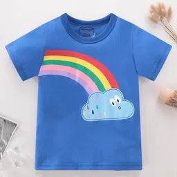 Kookie Kids Half Sleeves Tee - Blue-picture-1