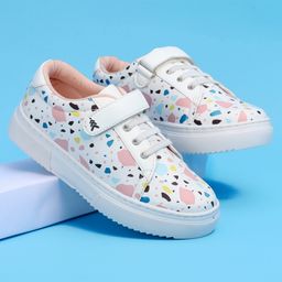 Pine Kids Printed Casual Shoes - White-image-44