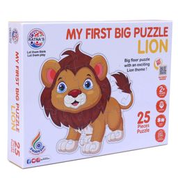 Ratnas Lion Jigsaw Puzzle Multicolor - 25 Pieces-image-0