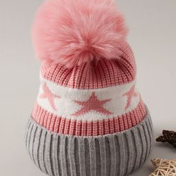 Babyhug Baby Cap with Pom Pom - Pink-22