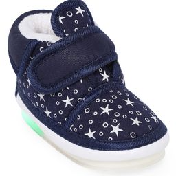 Chiu Stars Printed LED Musical Shoes - Navy Blue-image-44