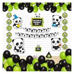 Untumble Panda Birthday Paper Fan Kit Multicolor - Pack of 46-image-84